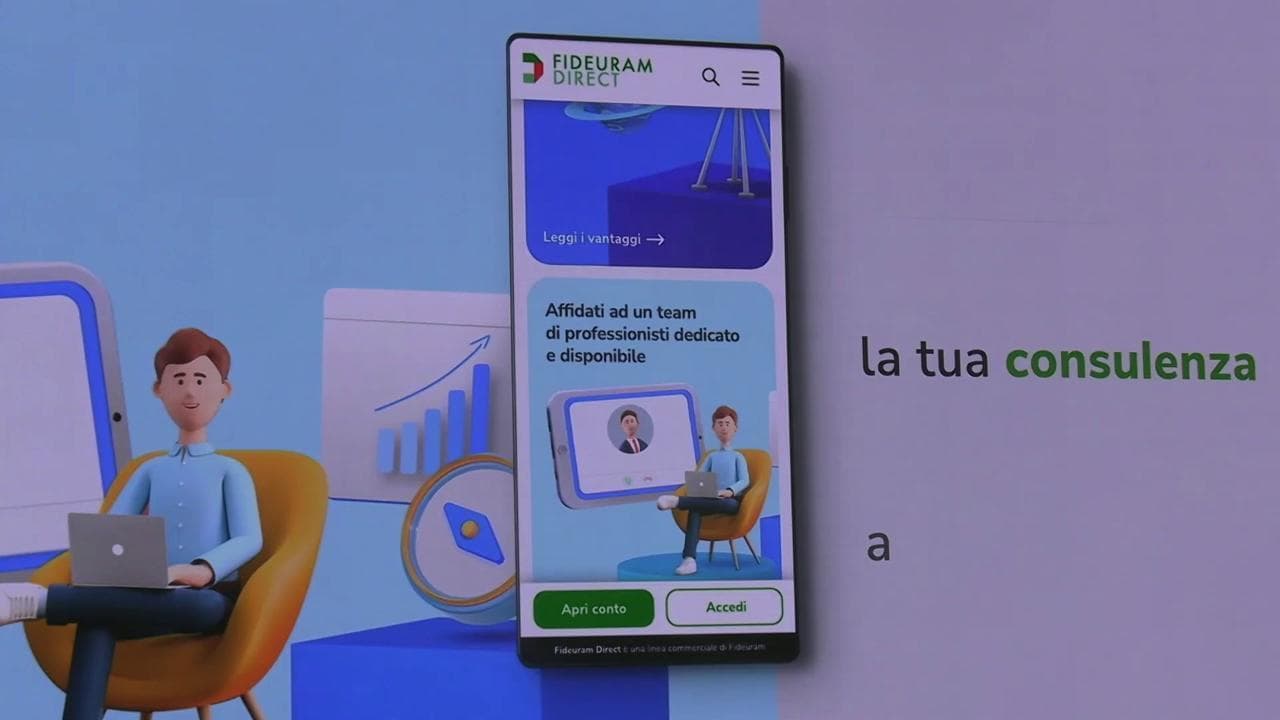 Fideuram Direct, il primo servizio di consulenza finanziaria digitale: "Ora è possibile investire a distanza"