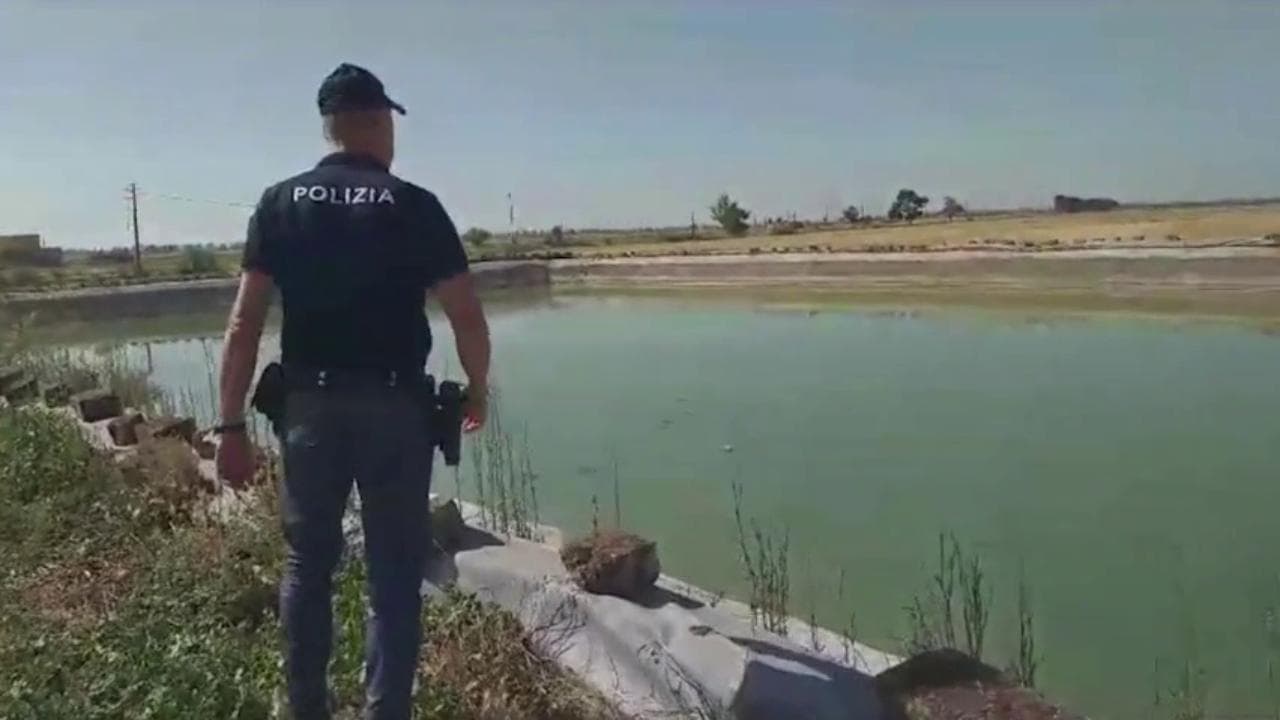 La vasca dove hanno perso la vita i due bambini dispersi a Manfredonia