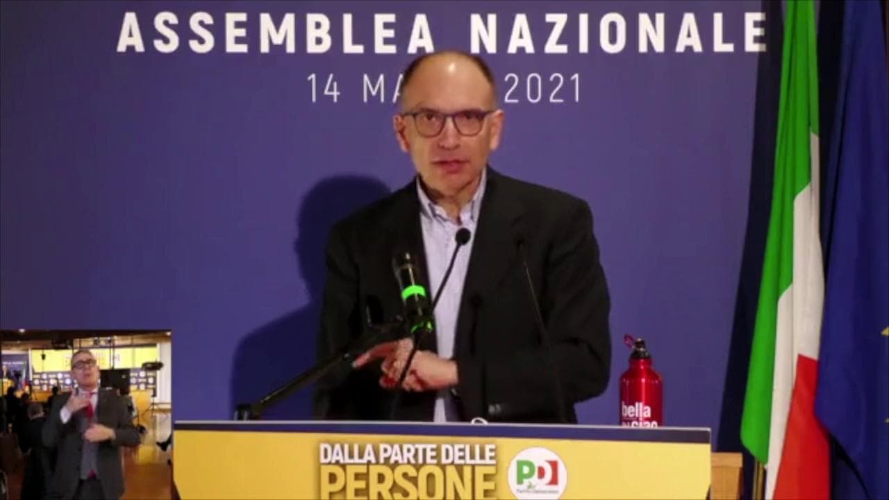 Pd, Letta: "Si vince in coalizione, da soli si perde. Vedrò nuovo M5S di Conte"