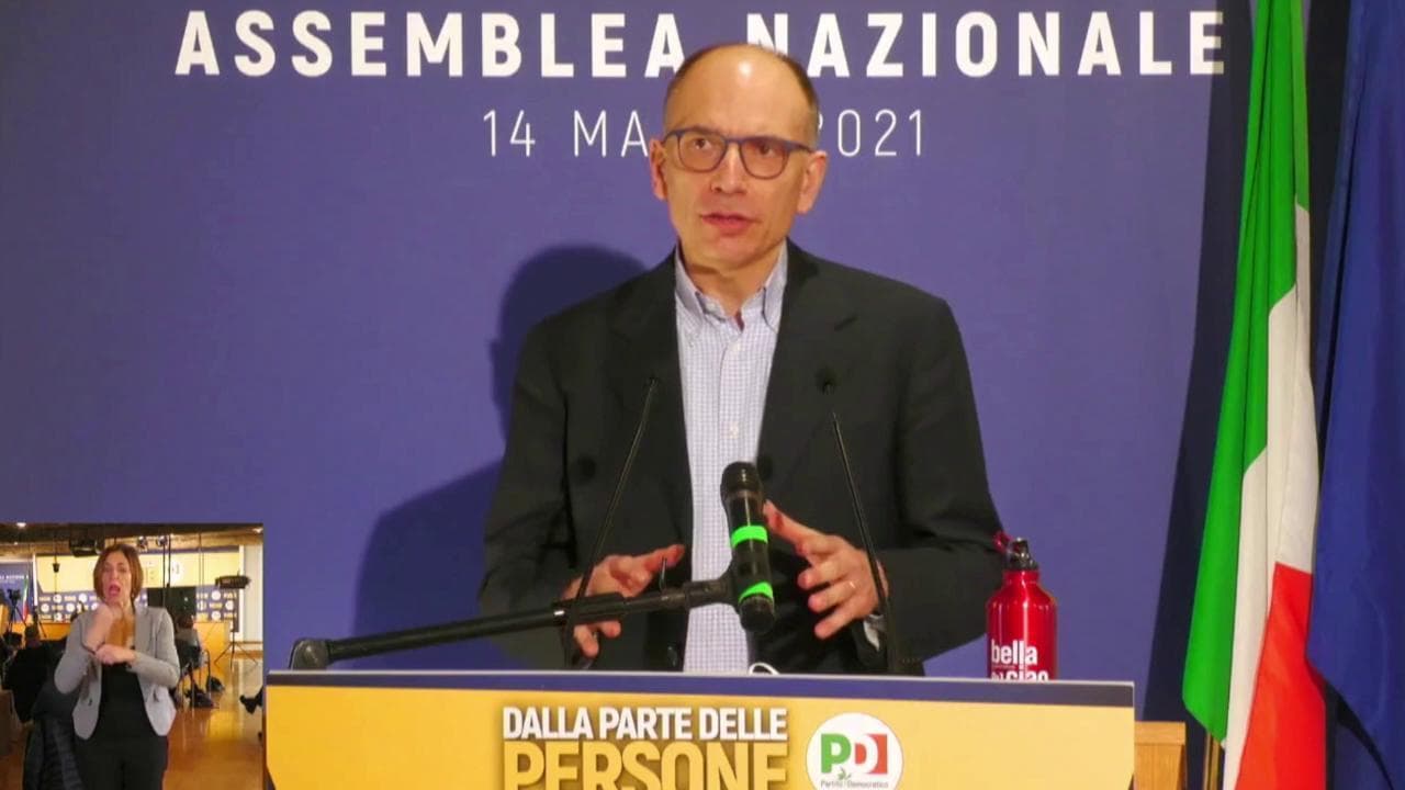 Assemblea Pd, Letta: "Abbiamo un problema sulla parità di genere, il tema delle donne sarà centrale"