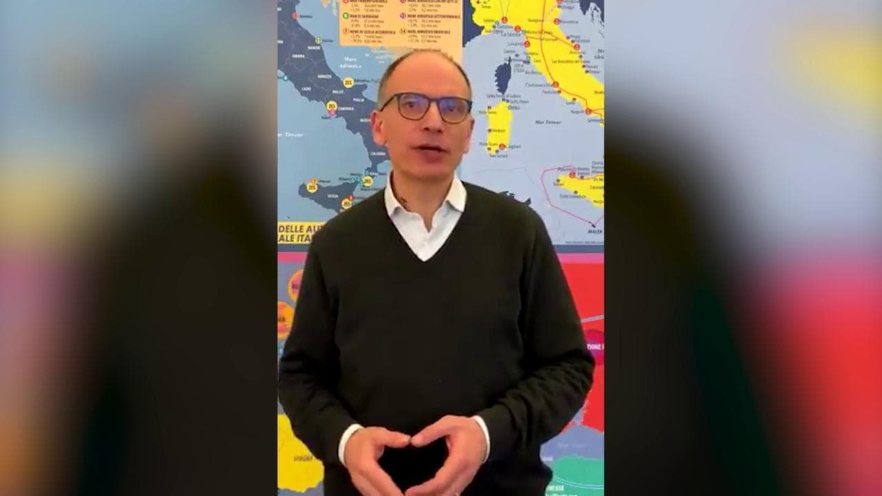 Pd, il videomessaggio di Enrico Letta: "Mi candido alla guida del partito"