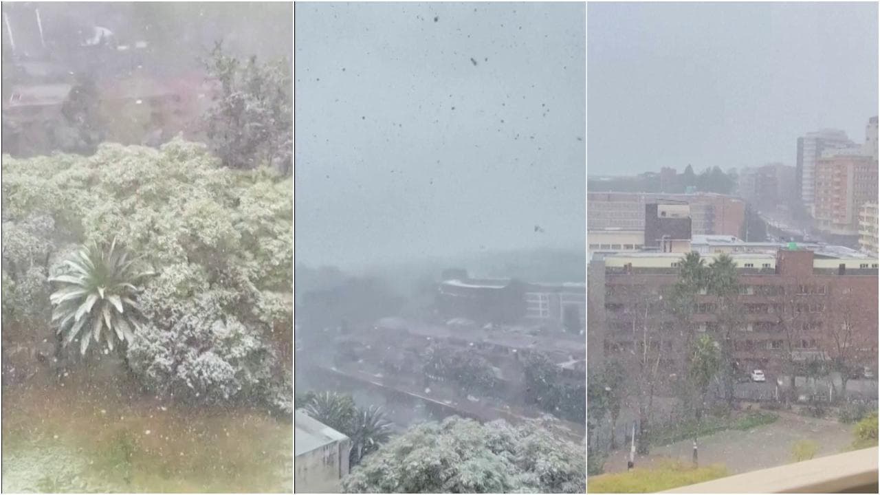 Sudafrica, la neve ricopre Johannesburg: l'ultima volta accadde più di 10 anni fa