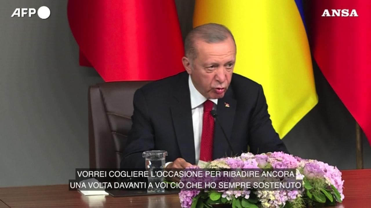 Erdogan: "L'Ucraina merita di entrare nella Nato"