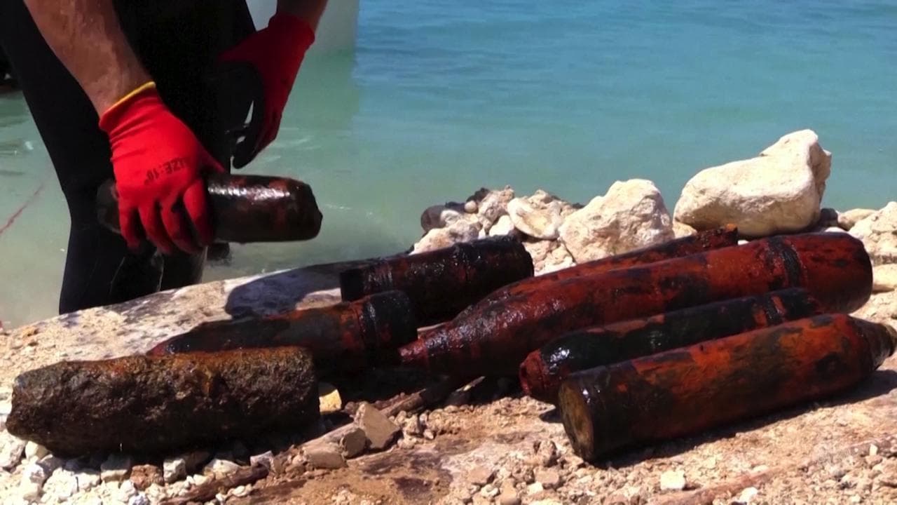 Trovate e distrutte mille munizioni della Seconda Guerra Mondiale al largo della Crimea