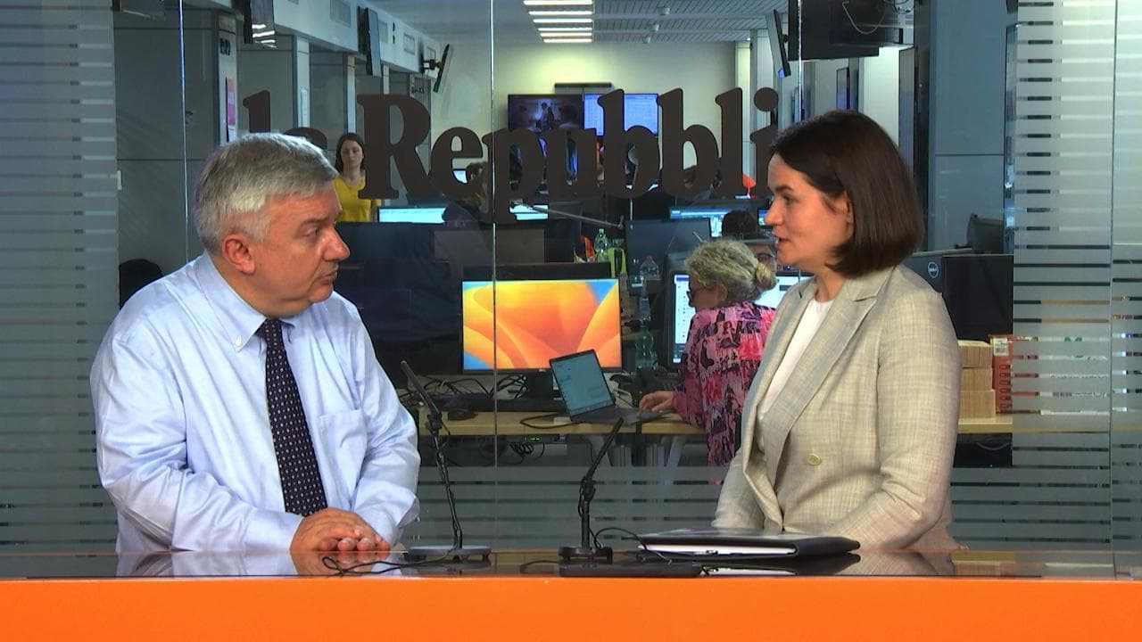 La leader dell'opposizione bielorussa Tikhanovskaya: "Putin, Prigozhin e Lukashenko potrebbero tradirsi da un momento all'altro"