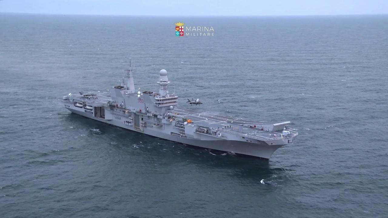 Marina militare, nuovi caccia F-35 sulla portaerei italiana