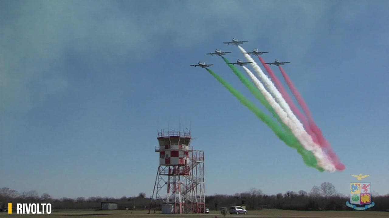 Frecce Tricolori: lo show privato per i 60 anni