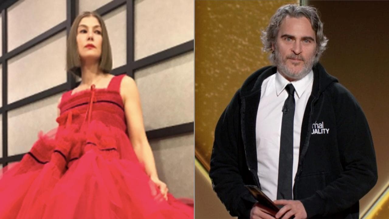 Golden Globe 2021, lo stile sul palco e a casa: abiti da principessa, felpe e pigiami