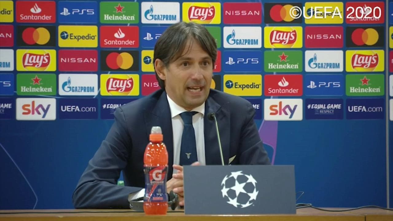 Calcio, il tecnico della Lazio Inzaghi: "Dopo primo gol ci siamo impauriti"