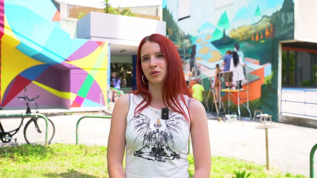 Biennale di Street Art, ecco il primo murale con l'intelligenza artificiale. Lo hanno realizzato a Padova gli studenti del Liceo Artistico Modigliani