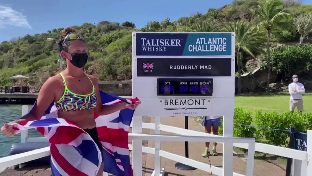 L'impresa di Jasmine Harrison, la donna più giovane ad attraversare l'Atlantico remando in solitaria