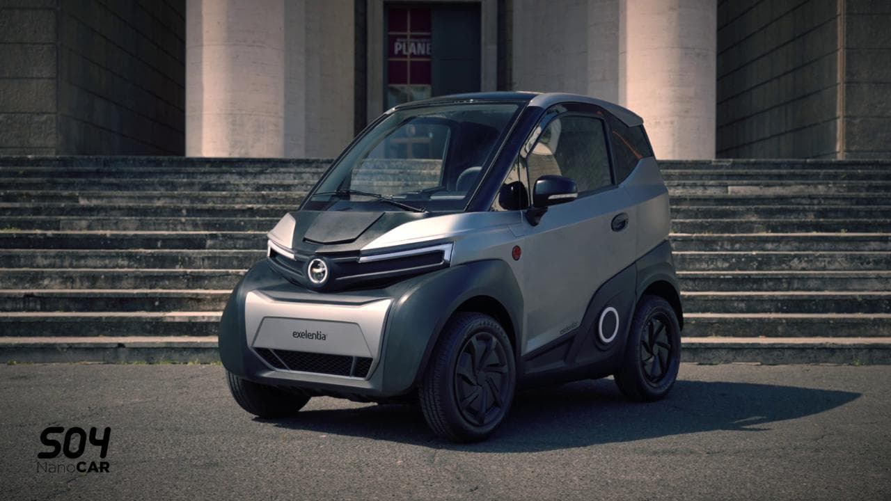 SO4, la nanocar dallo stile avveniristico. Ecco il debutto in strada