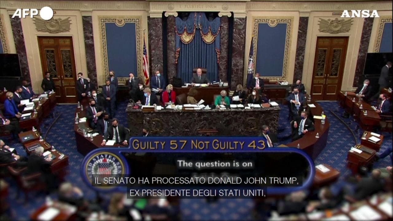 Impeachment, il Senato assolve Trump: non bastano sette sì dei repubblicani