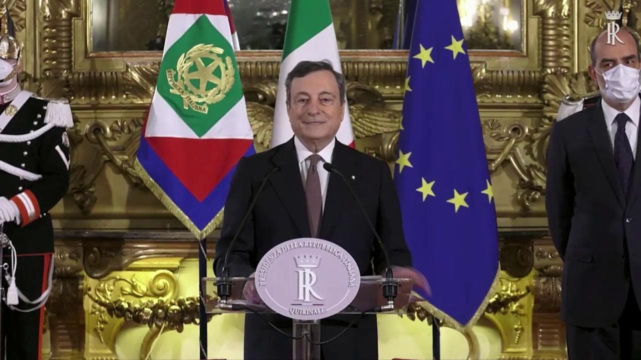 Governo, Draghi accetta l'incarico e presenta la lista dei ministri