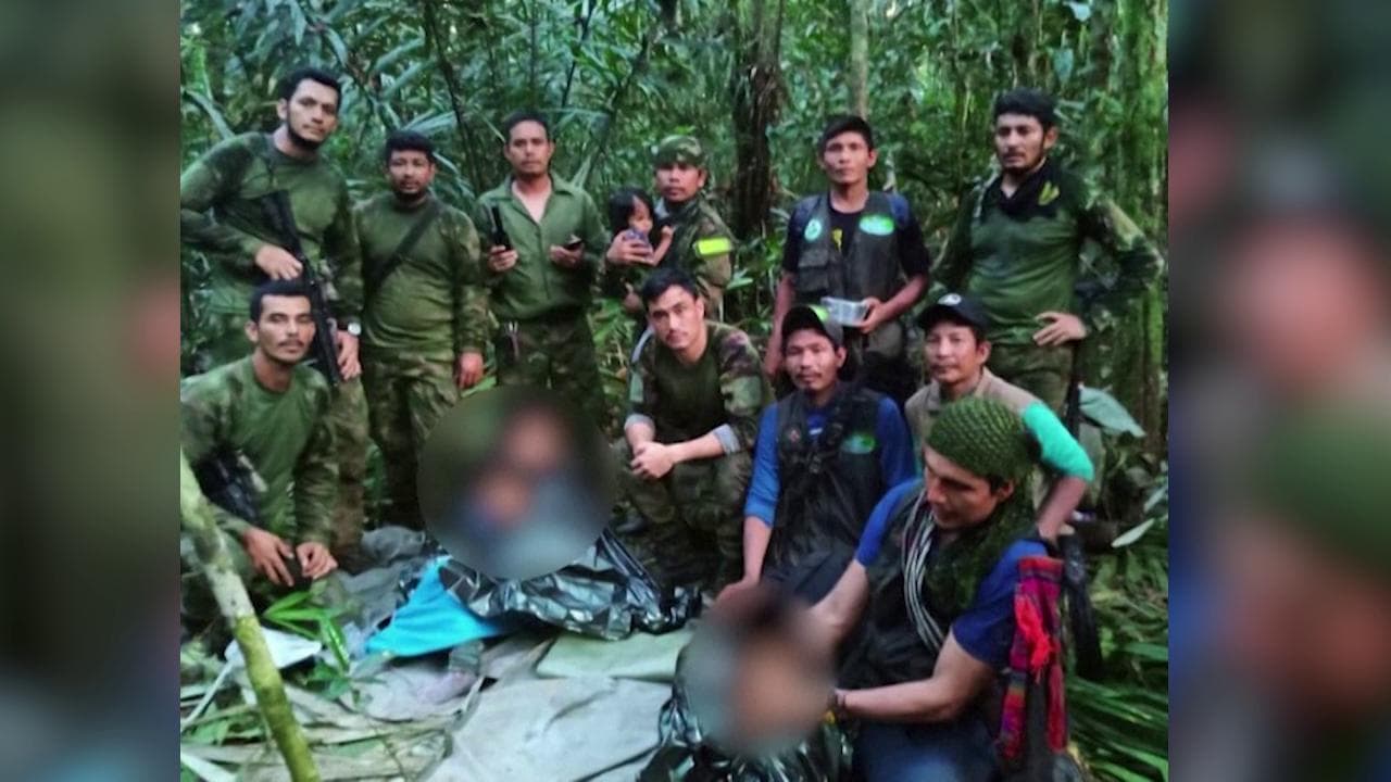 Colombia, bambini sopravvissuti nella foresta: il momento del salvataggio e l'arrivo a Bogotà