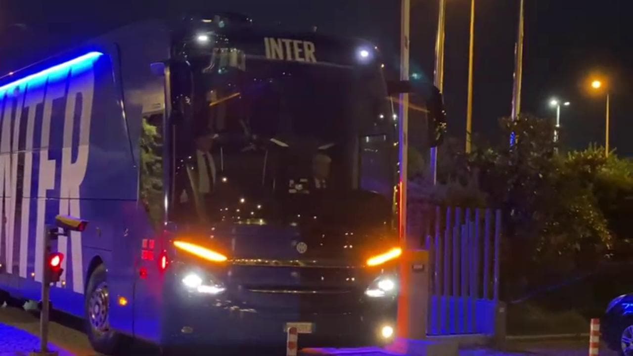 Finale di Champions, l'arrivo dell'Inter a Istanbul