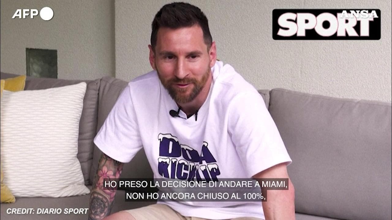 La scelta di Messi: "Non torno al Barcellona, andrò a giocare in Mls, all'Inter Miami"
