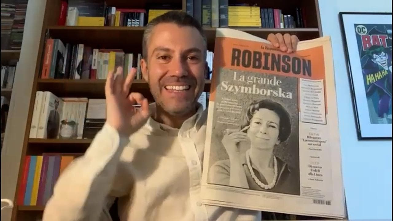 Saverio Raimondo: "Perché Robinson è meglio dell'aceto"