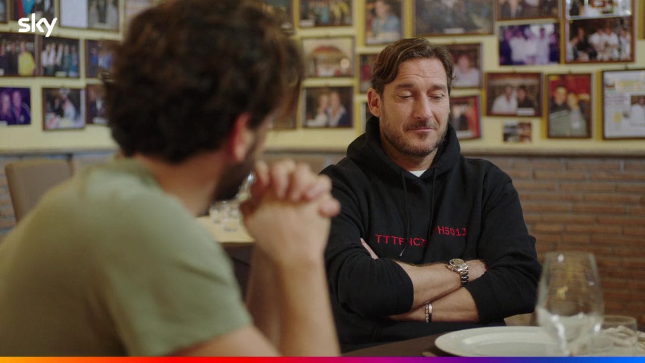 Totti racconta a Castellitto l'ultimo anno con Spalletti