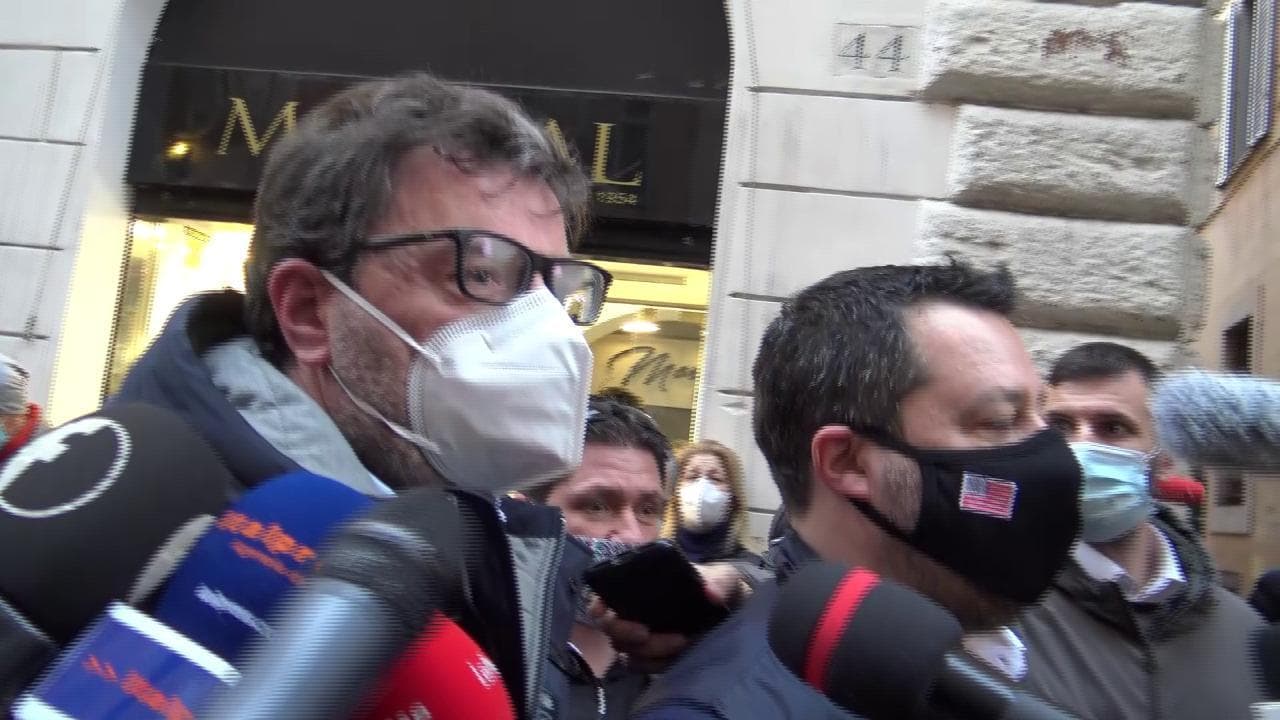 Governo, Giorgetti: "Draghi come Ronaldo, non può stare in panchina", Gelmini: "Da FI sostegno a premier"