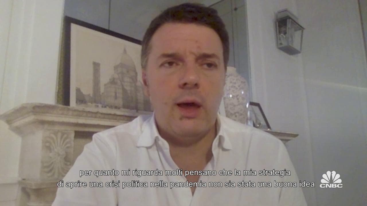 Governo, Renzi intervistato dalla Cnbc: "Mario Draghi is the best"