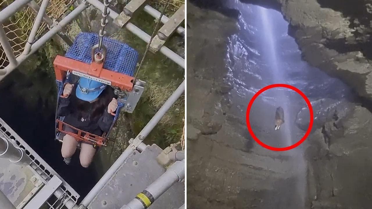 La discesa da brividi nella più grande caverna della Gran Bretagna