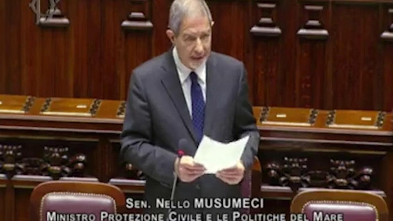 Musumeci: "Il 94% del Paese è a rischio frane o dissesto idrogeologico"