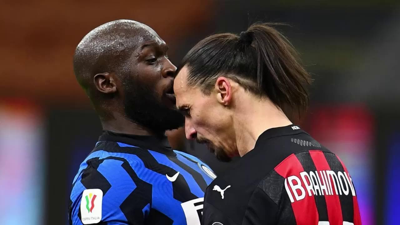 Milan-Inter, testate e insulti tra Lukaku e Ibrahimovic: ecco cosa si sono detti