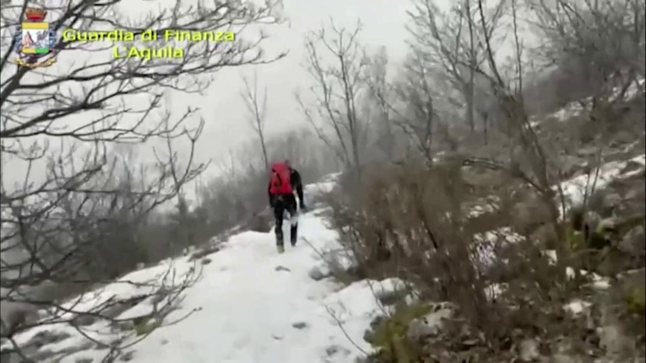 Abruzzo, escursionisti dispersi sul Monte Velino: le ricerche della Guardia di Finanza