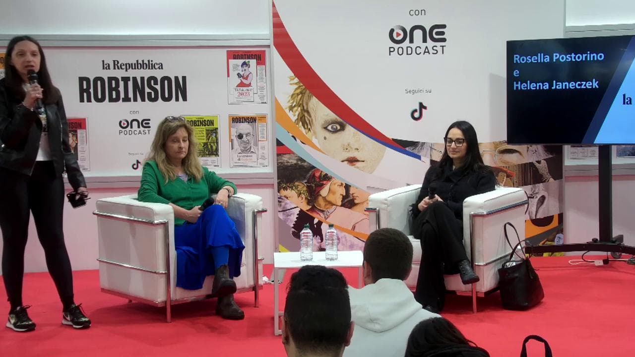 Salone del libro 2023, Arena Robinson: Rosella Pastorino e Helena Janeczek
