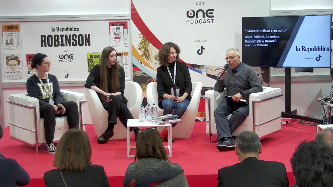 Salone del libro 2023, Arena Robinson: Giovanni artiste crescono