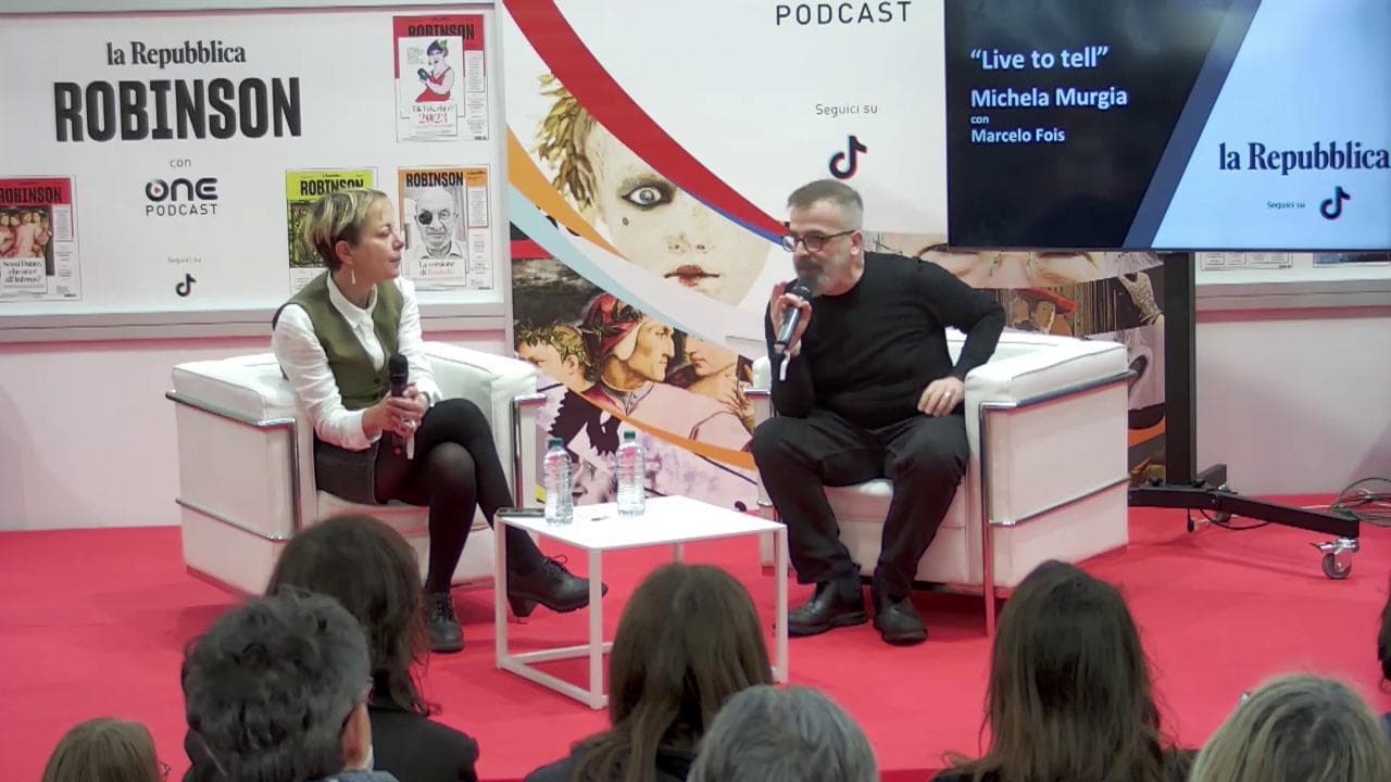 Salone del libro 2023, Arena Robinson:"Live to tell"