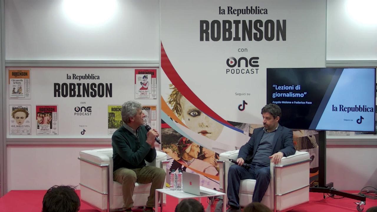 Salone del libro 2023, Arena Robinson: Lezioni di giornalismo