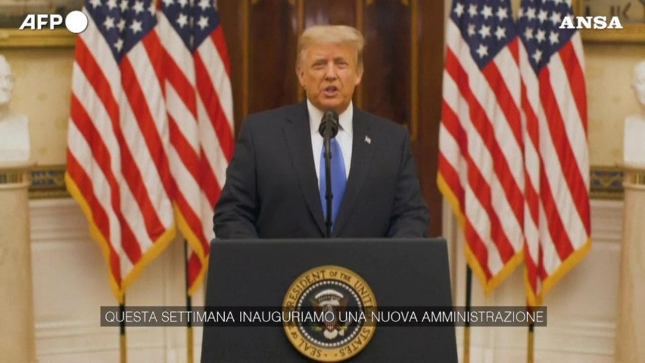 Trump, auguri a Biden con messaggio ''pacifista'': ''Orgoglioso di non avere iniziato nessuna guerra''