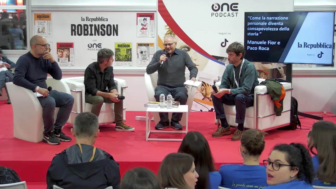 Salone del libro 2023, Arena Robinson: Come la narrazione personale diventa consapevolezza della storia