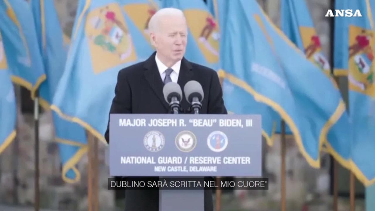 Usa, Biden si commuove nell'ultimo discorso prima del giuramento