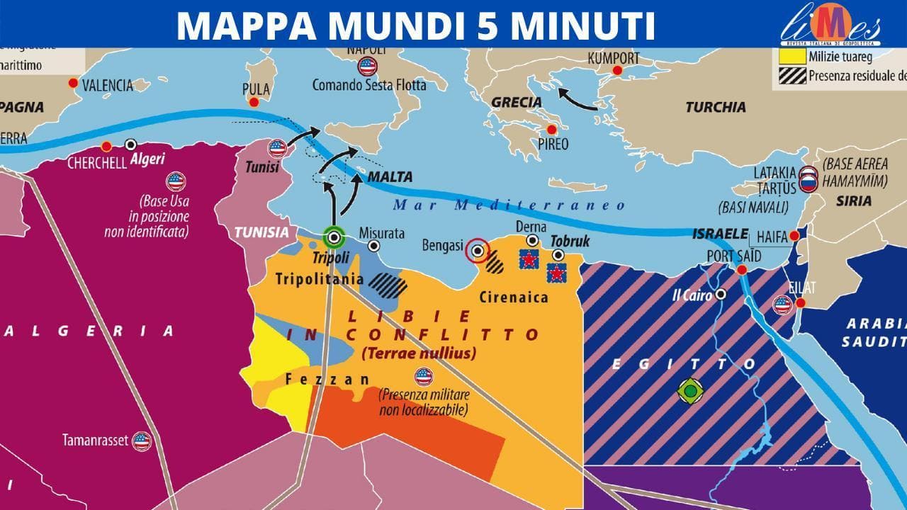 Italia frontiera di Caoslandia, turchi e russi alle porte - Mappa Mundi 5 minuti