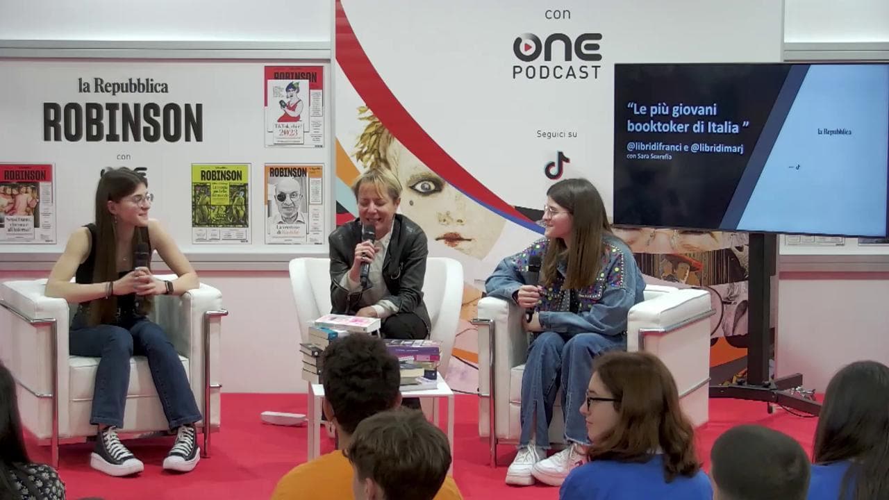 Salone del libro 2023, Arena Robinson: - Le più giovani booktoker di Italia