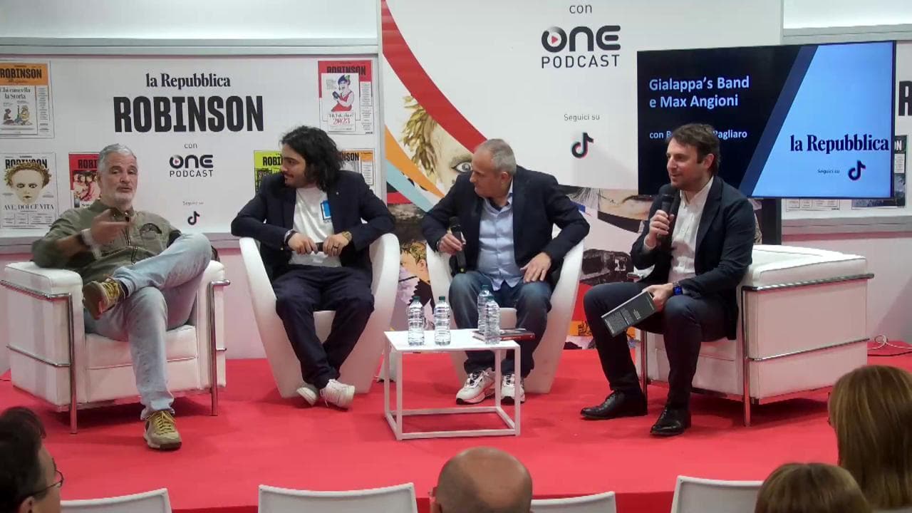 Salone del libro 2023, Arena Robinson - Incontro con Gialappa's Band e Max Angioni