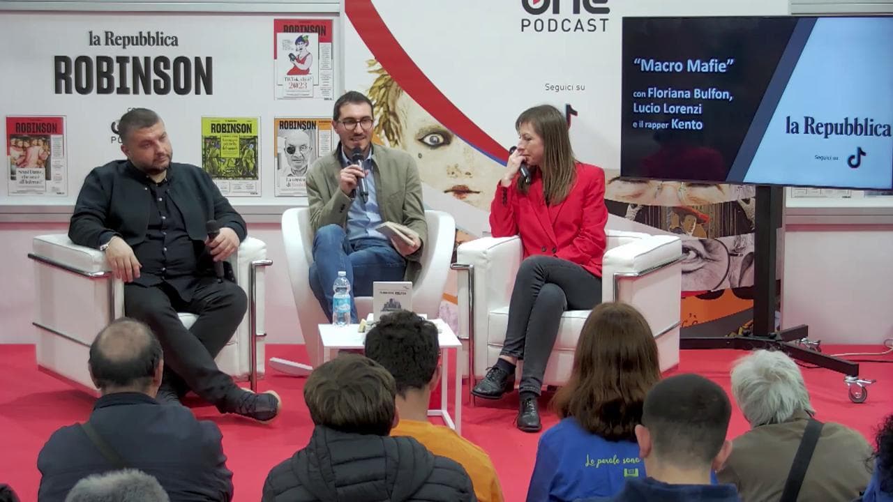 Salone del libro 2023, Arena Robinson -"Macro mafie"