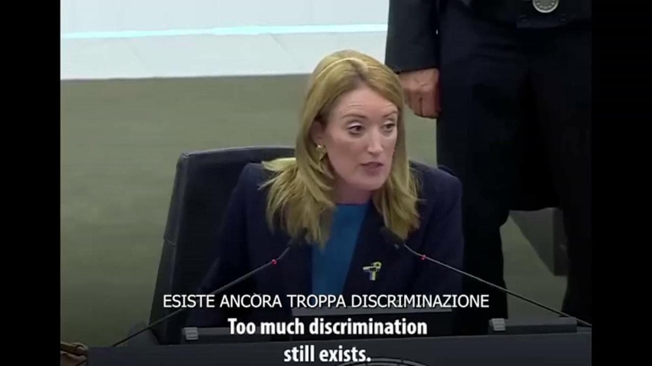 Il messaggio della presidente del Parlamento Europeo nella Giornata Internazionale contro l’omofobia, la lesbofobia, la bifobia e la transfobia