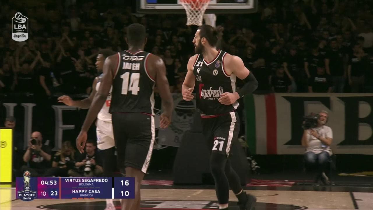 Basket, Bologna concede il bis con Brindisi in gara 2 dei quarti play-off. Gli highlights