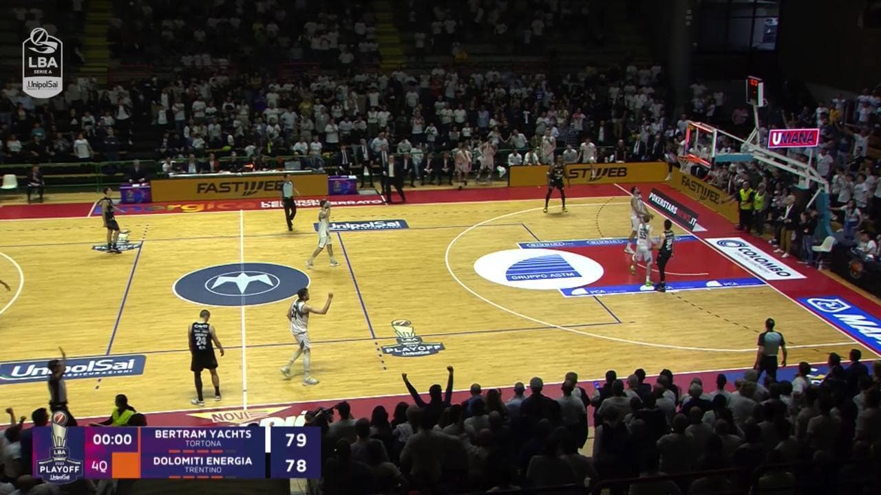 Basket Tortona batte Trento con un tiro di Christon a tre secondi dalla fine. Gli highlights