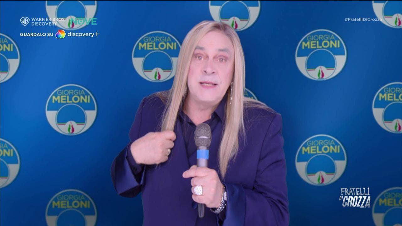 Crozza-Meloni agli italiani: "Non pensate ai problemi veri, svagateve con il presidenzialismo"