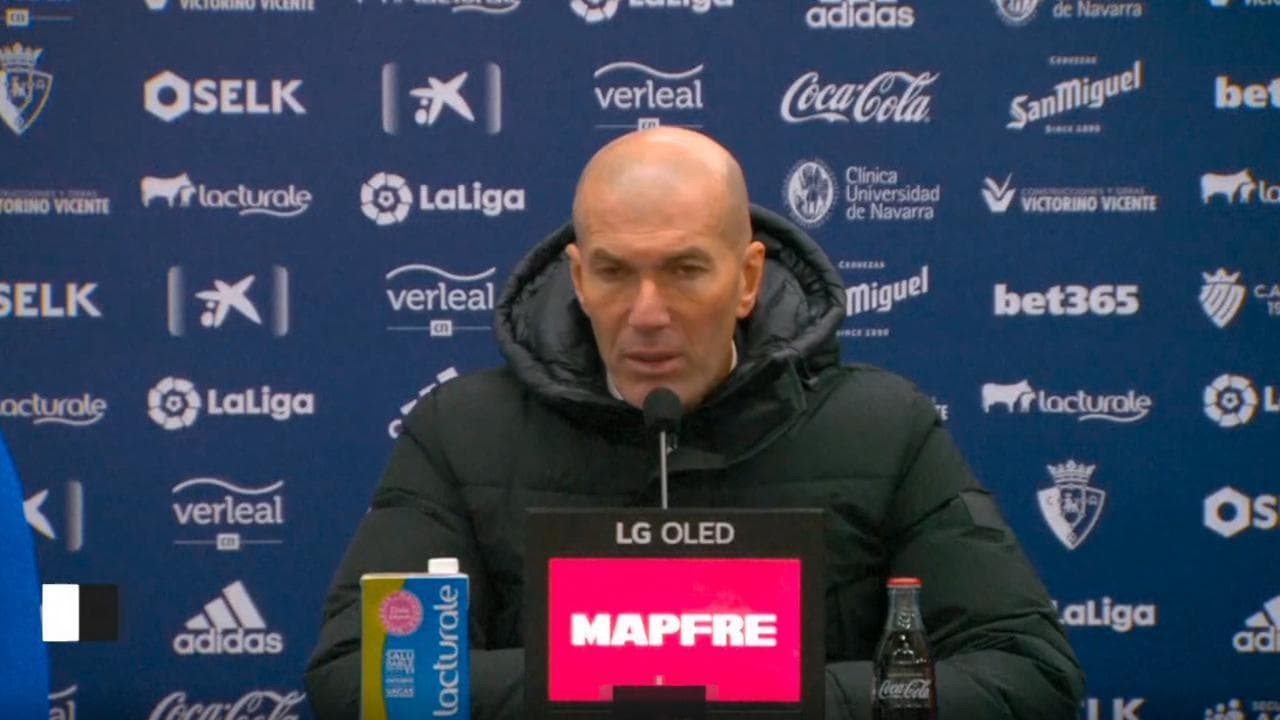 La rabbia di Zidane: "Questo non è calcio, la partita andava rinviata"
