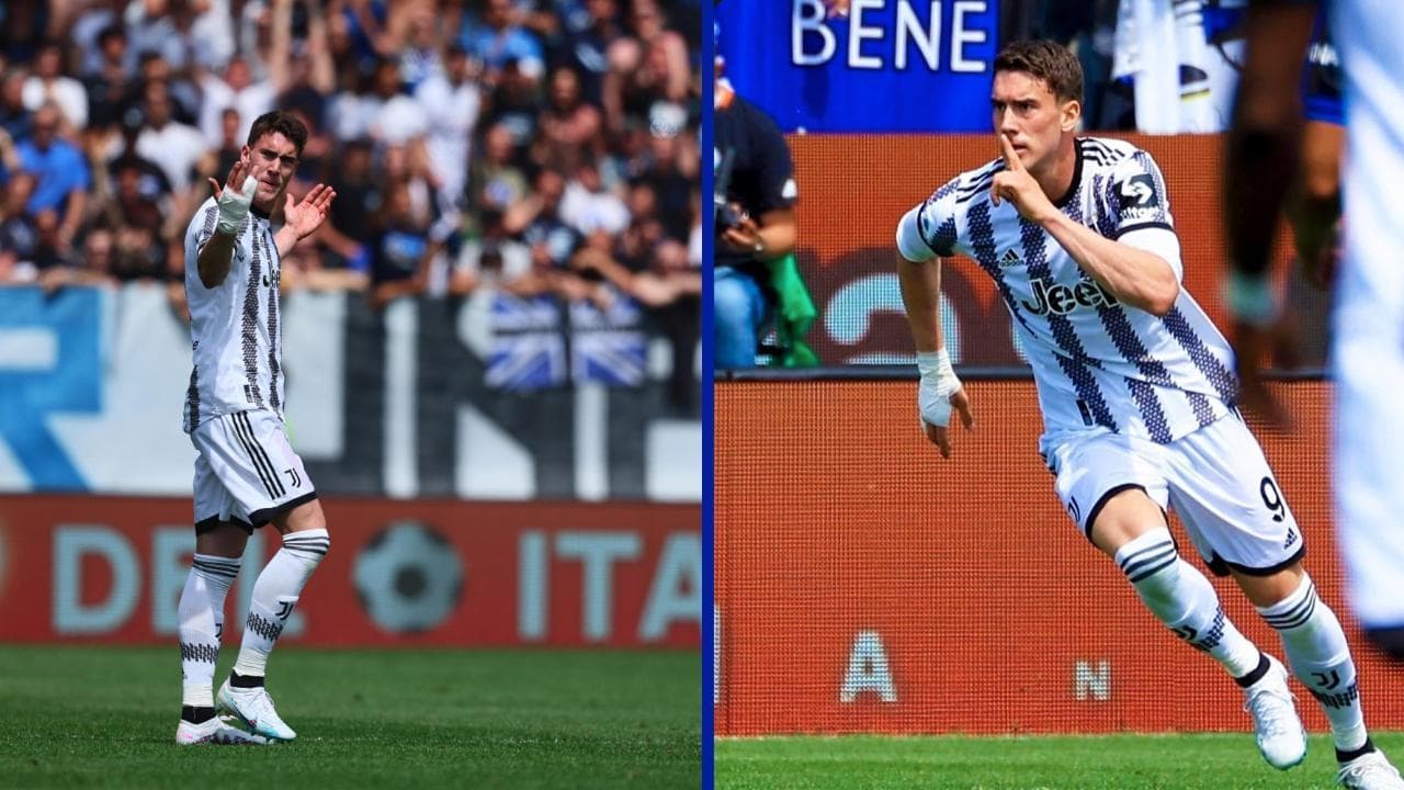 Bergamo, la vergogna dei cori razzisti contro lo juventino Vlahovic, che segna e zittisce lo stadio