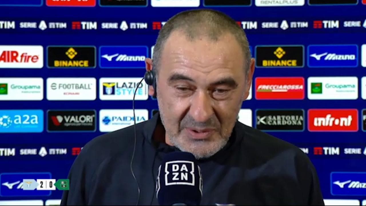 Sarri: "Sono contento per lo scudetto del Napoli. Il grande dispiacere è non averlo vinto io lì"