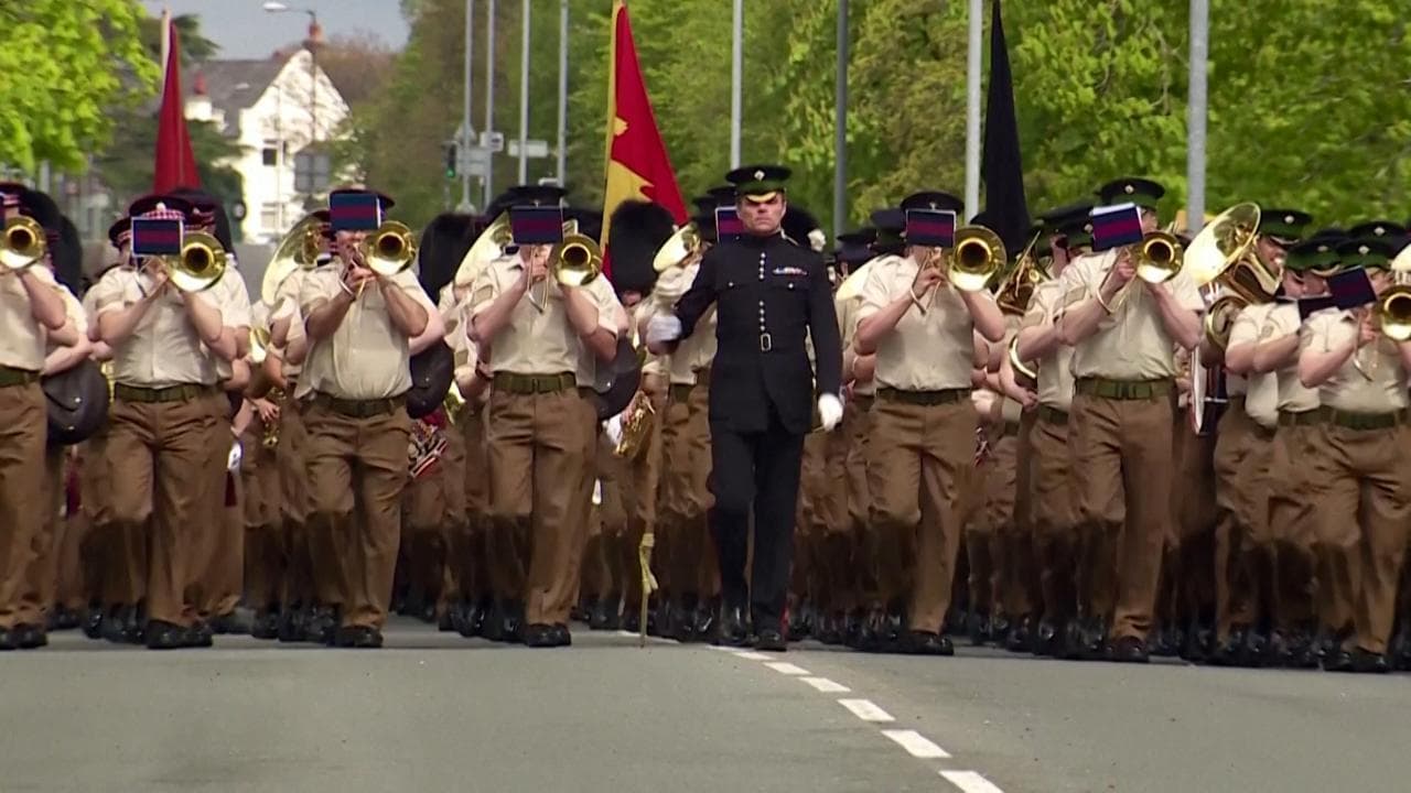 Incoronazione di Re Carlo, la banda dell'esercito fa le prove