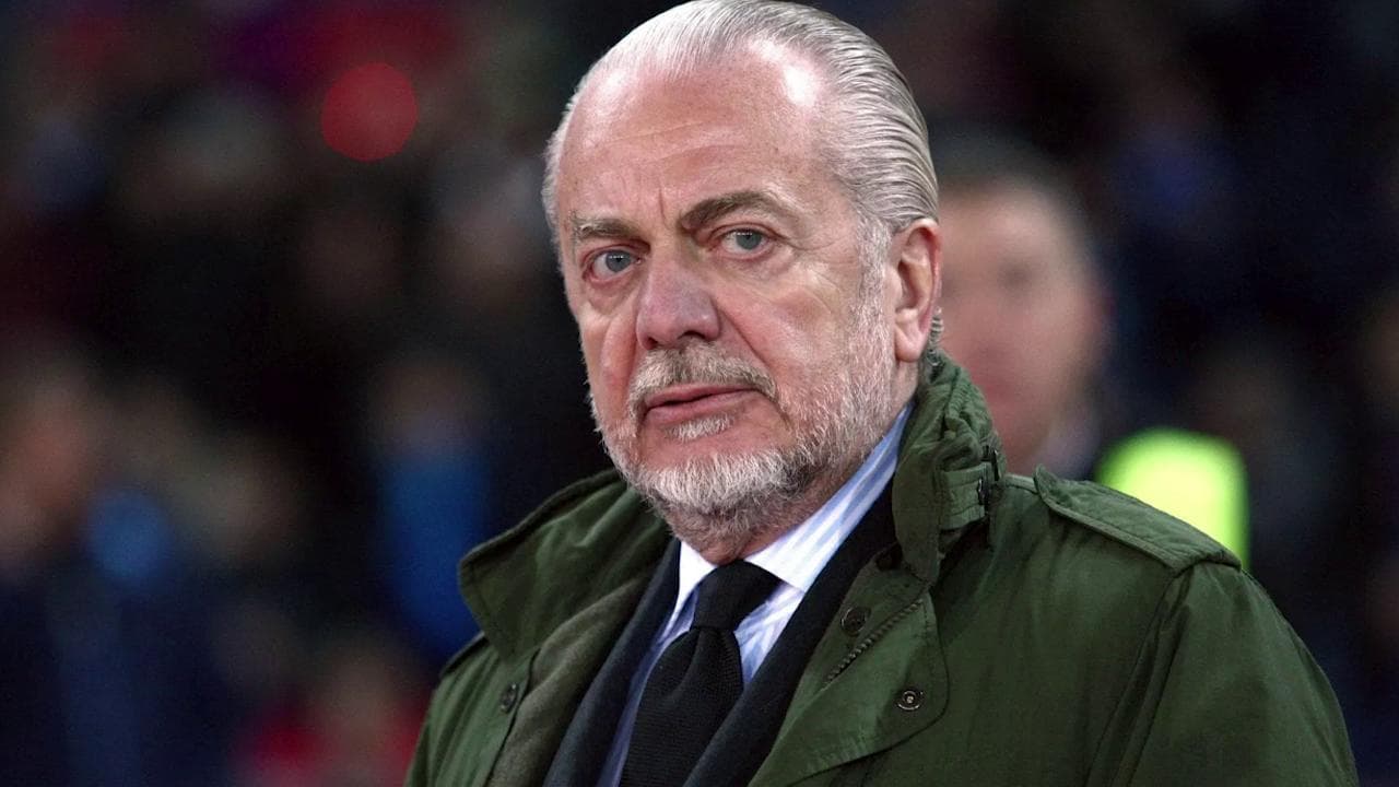 Juve-Napoli, De Laurentiis attacca Pirlo su Radio Capital: "Dovrebbe fare l'allenatore e basta"