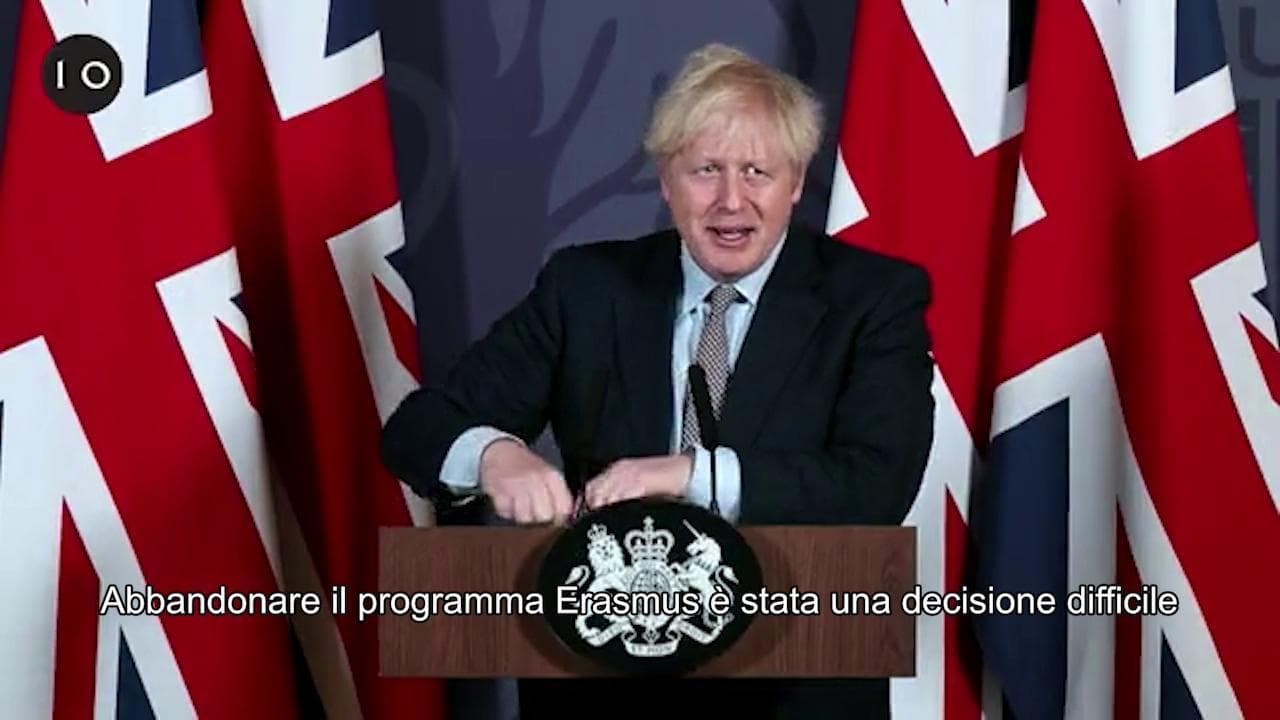 Brexit, Johnson: "Abbandonare il programma Erasmus è stata una scelta difficile"